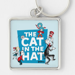 Dr. Seuss Logo der Katze im Hut - Figuren Schlüsselanhänger