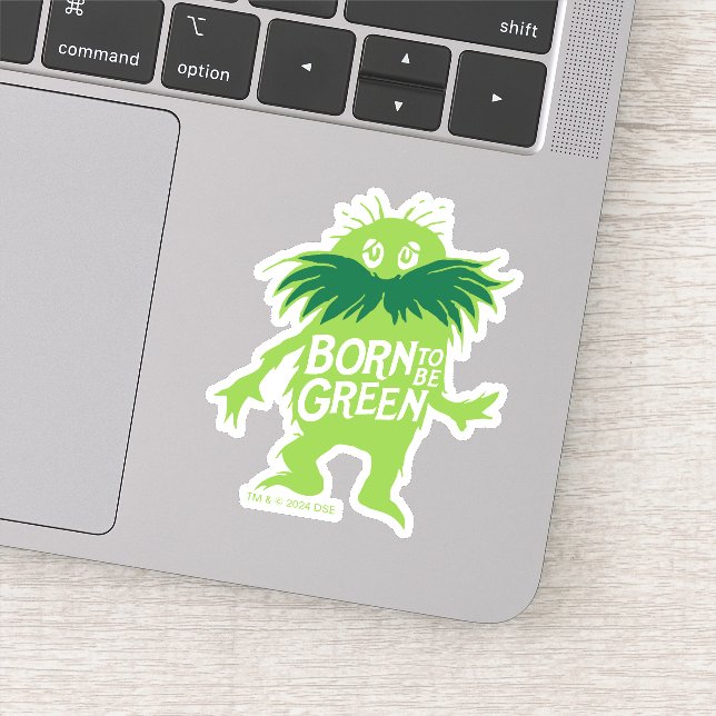 Dr. Seuss | Lorax - Geboren grün sein Aufkleber (Detail)
