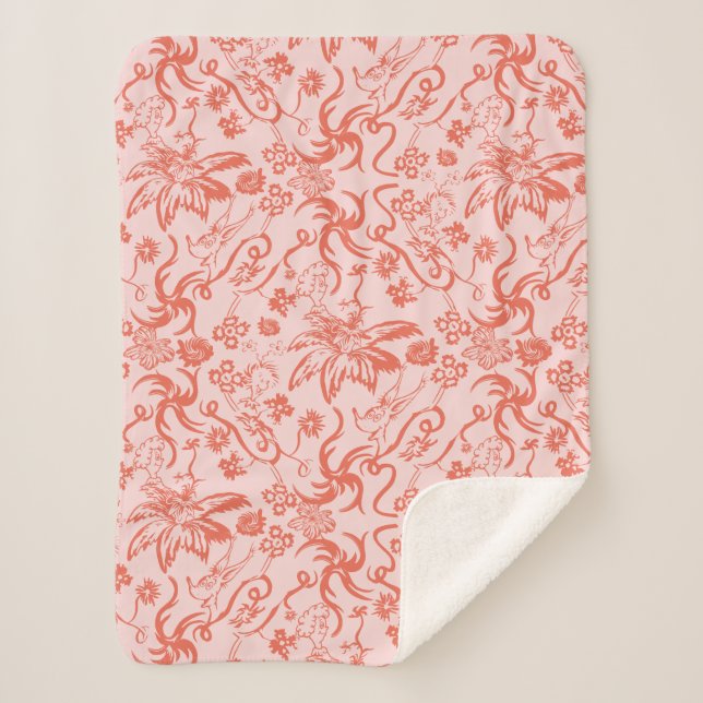 Dr. Seuss | Muttertagsmuster Sherpadecke (Vorderseite)