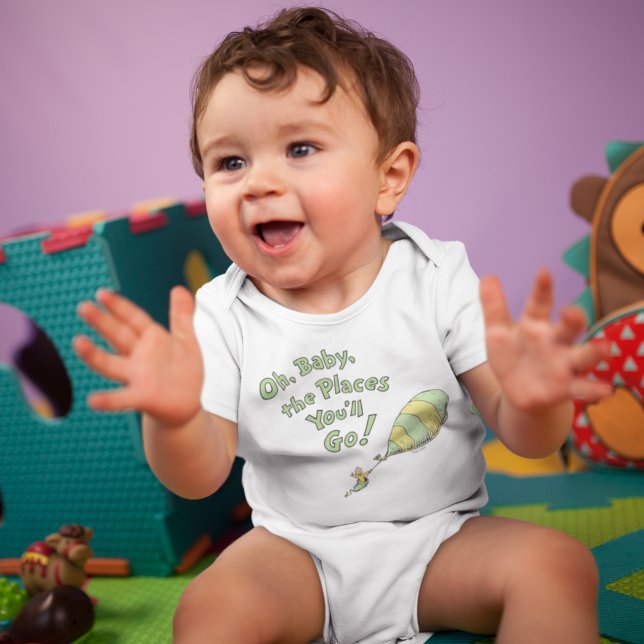 Dr. Seuss | Oh, Baby, die Orte, die du gehen wirst Baby Strampler (Von Creator hochgeladen)