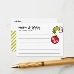 Dr. Seuss Oh Boy Grinch Baby Advisor Begleitkarte