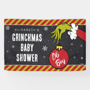 Dr. Seuss   Oh Boy Grinch Baby Showdusche Banner