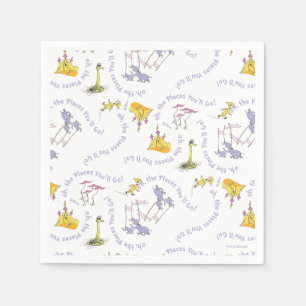 Dr. Seuss "Oh, die Orte, an die du gehen wirst!" Serviette