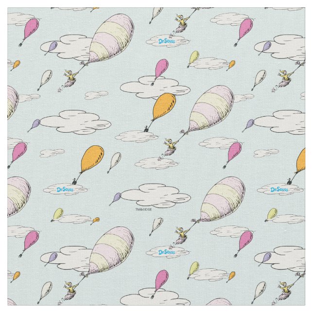 Dr. Seuss | Oh, die Orte, an die du gehen wirst! Stoff (Nahaufnahme)