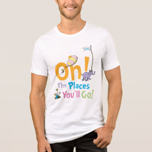 Dr. Seuss Oh, die Orte, an die du gehen wirst! Tri-Blend Shirt