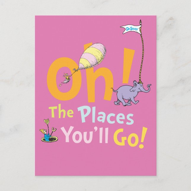 Dr. Seuss | Oh! Die Paraden-Parade Postkarte (Vorderseite)