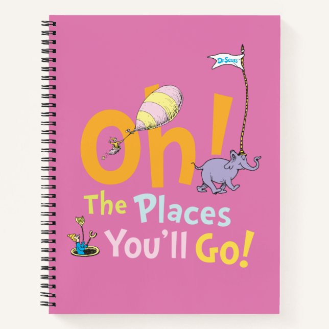 Dr. Seuss | Oh! Die Plätze-Parade Notizbuch (Vorderseite)