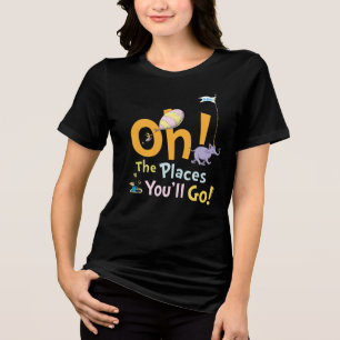 Dr. Seuss Oh! Die Plätze-Parade Tri-Blend Shirt
