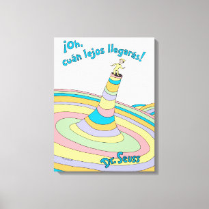 Dr. Seuss Oh, wie weit du kommst! Leinwanddruck