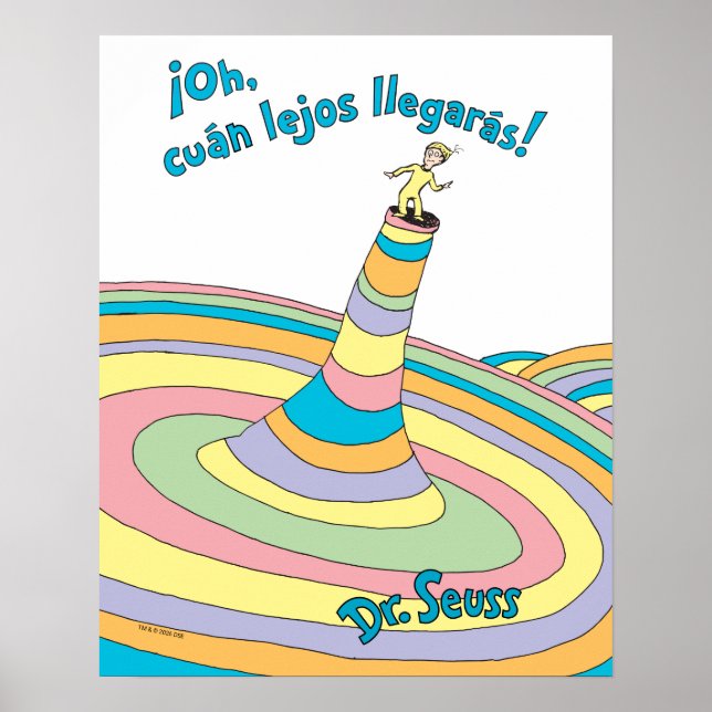 Dr. Seuss | Oh, wie weit du kommst! Poster (Vorne)