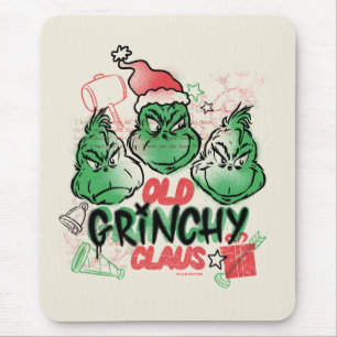Dr. Seuss   Old Grinch Claus Mousepad
