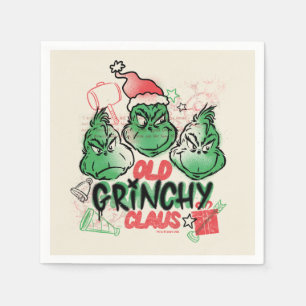Dr. Seuss Old Grinch Claus Serviette