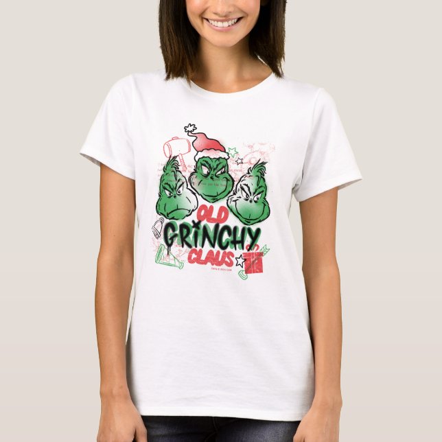 Dr. Seuss | Old Grinch Claus T-Shirt (Vorderseite)
