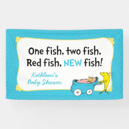 Dr. Seuss | One Fish - Boy Baby Shooter Banner
