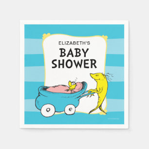 Dr. Seuss One Fish - Boy Baby Shooter Serviette
