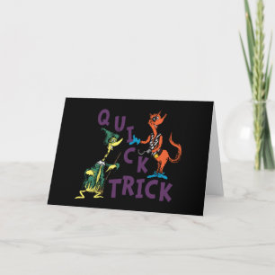Dr. Seuss   Quick Trick Halloween-Grafik Karte