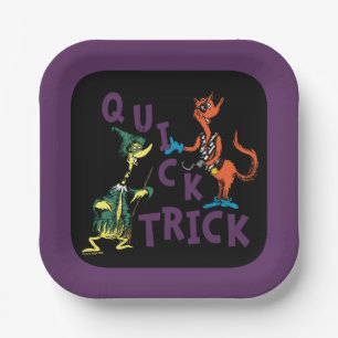 Dr. Seuss Quick Trick Halloween-Grafik Pappteller