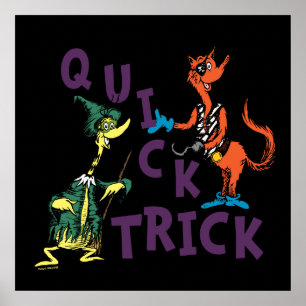 Dr. Seuss Quick Trick Halloween-Grafik Poster