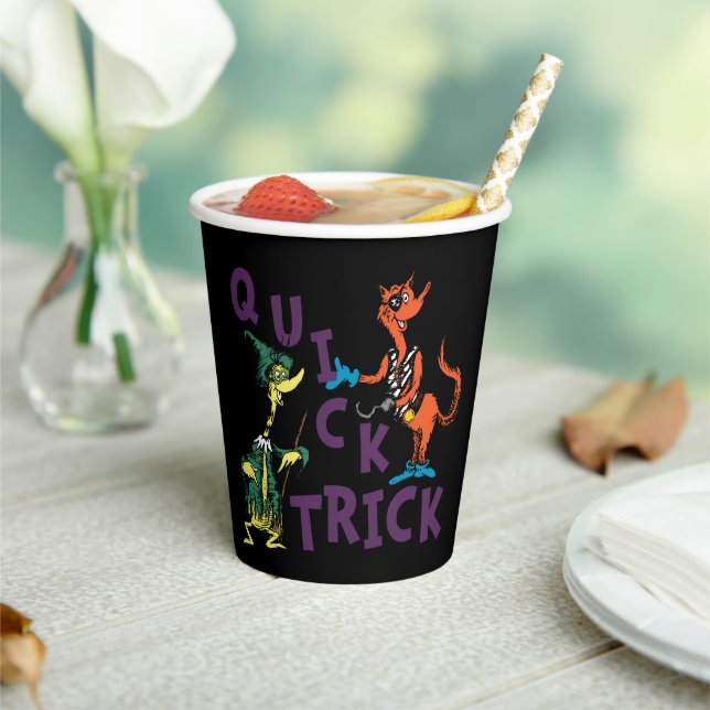 Dr. Seuss | Quick Trick Halloween Graphic Pappbecher (In Situ)