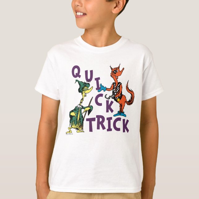 Dr. Seuss | Quick Trick Halloween Graphic T-Shirt (Vorderseite)