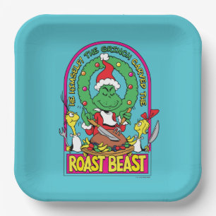Dr. Seuss Roast Beast Graphic Pappteller