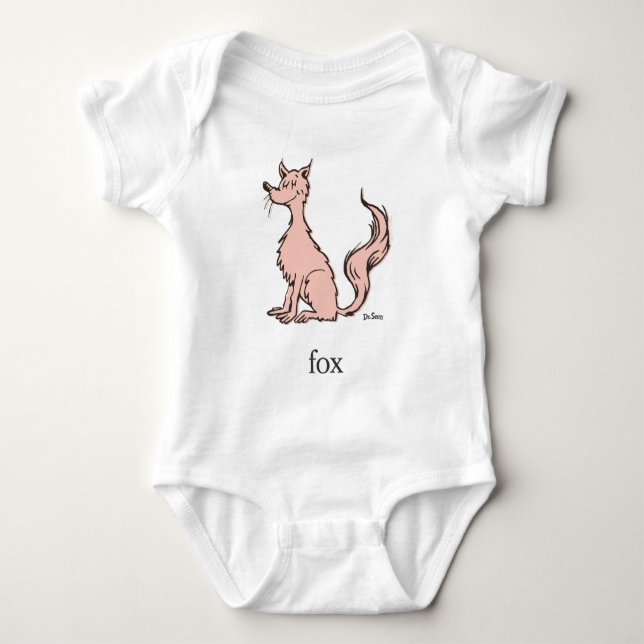 Dr. Seuss | Rosa Fuchs Baby Strampler (Vorderseite)