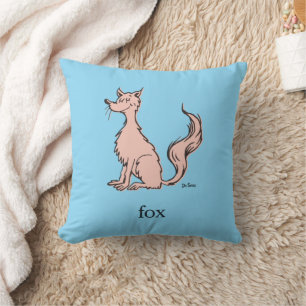 Dr. Seuss   Rosa Fuchs Kissen