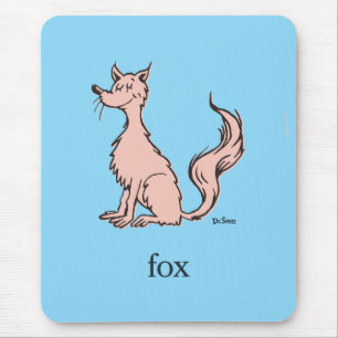 Dr. Seuss Rosa Fuchs Mousepad