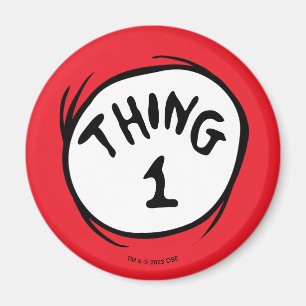 Dr. Seuss Sache 1 Sache 2 - Sache 1 Magnet