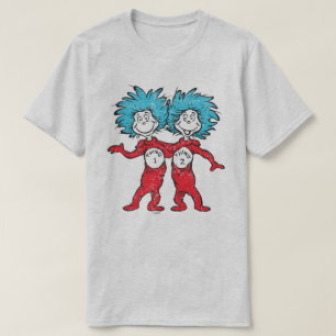 Dr. Seuss Sache 1, Sache 2 Sitzen T-Shirt