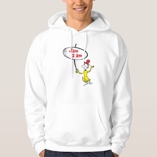 Dr. Seuss| Sam-I-Am-Holding - Zeichen Hoodie (Vorderseite)