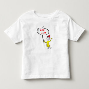 Dr. Seuss Sam-I-Am mit Schild Kleinkind T-shirt