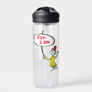 Dr. Seuss Sam-I-Am mit Schild Trinkflasche