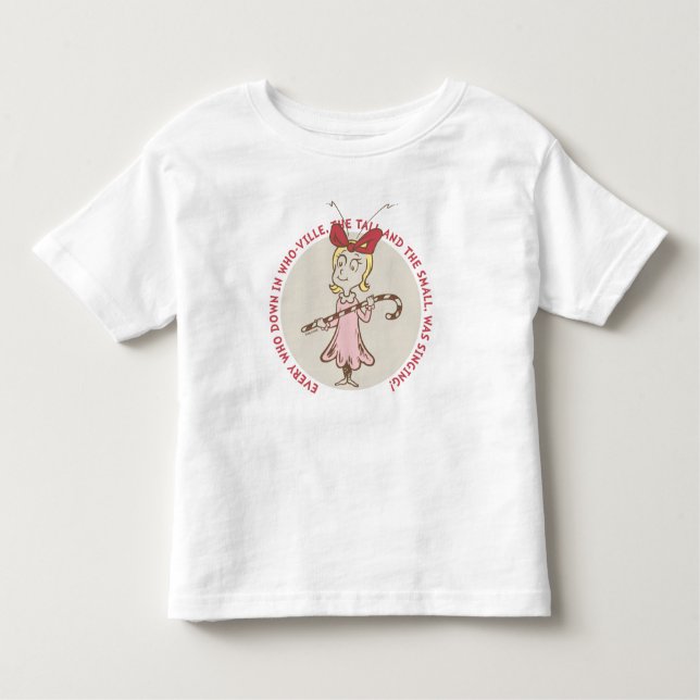 Dr. Seuss | Schnürsenkel | Cindy-Lou Who - Niedlic Kleinkind T-shirt (Vorderseite)