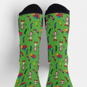 Dr. Seuss   Schnürsenkel   Cindy-Lou Who Pattern Socken