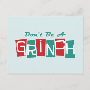 Dr. Seuss   Sei kein Grinch Postkarte
