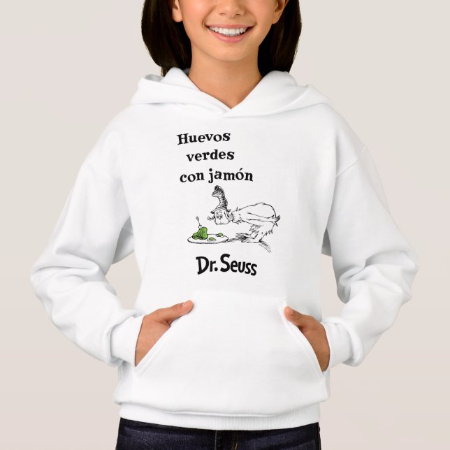 Dr. Seuss Spanische Grüne Eier mit Schinken Hoodie (Vorderseite)