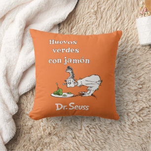Dr. Seuss Spanische Grüne Eier mit Schinken Kissen