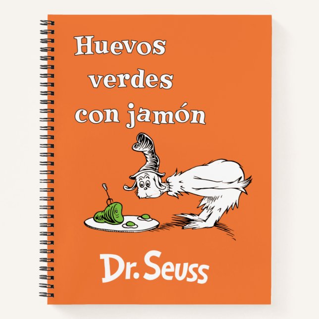 Dr. Seuss Spanische Grüne Eier mit Schinken Notizbuch (Vorderseite)