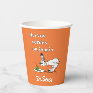Dr. Seuss Spanische Grüne Eier mit Schinken Pappbecher