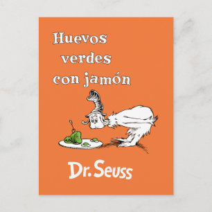 Dr. Seuss Spanische Grüne Eier mit Schinken Postkarte