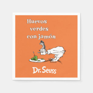 Dr. Seuss Spanische Grüne Eier mit Schinken Serviette