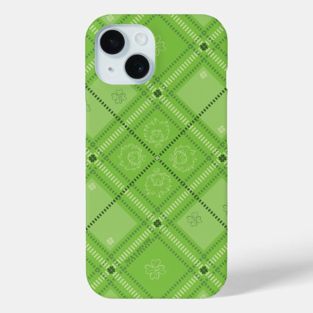 Dr. Seuss | St. Patrick's Day Kariert Pattern Case-Mate iPhone Hülle (Rückseite)
