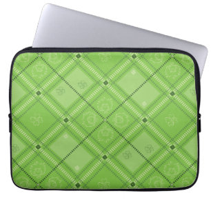 Dr. Seuss St. Patrick's Day Kariert Pattern Laptopschutzhülle