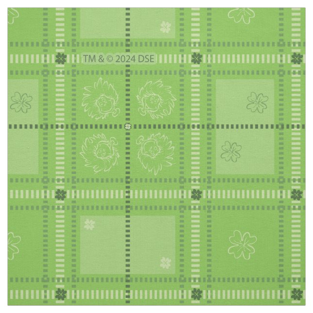 Dr. Seuss | St. Patrick's Day Kariert Pattern Stoff (Muster)