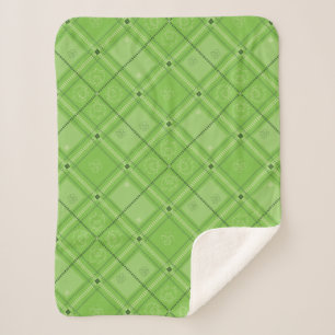 Dr. Seuss St. Patricks Tag Karomuster Sherpadecke