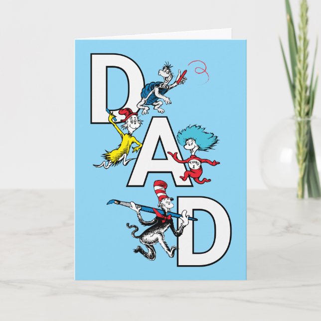 Dr. Seuss | Tag des Vaters Karte (Vorderseite)