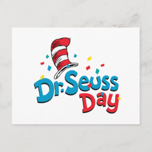 Dr. Seuss Tag   Konfetti Postkarte