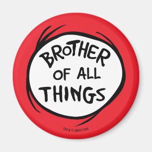 Dr. Seuss Thing 1 Thing 2 - Bruder aller Dinge Magnet
