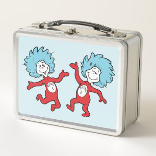 Dr. Seuss Thing 1 und Thing 2 Charakter Metall Brotdose